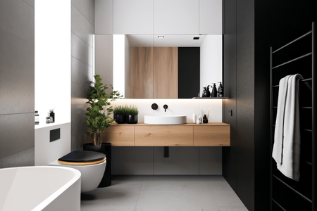 Wirquin syfon umywalkowy butelkowy, bez spustu, niski, czarny mat 30722857