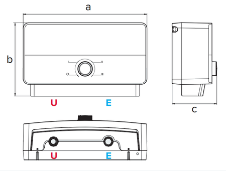 Ariston elektryczny przepływowy podgrzewacz wody AURES M 5 EU 3195211