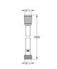 Grohe wąż prysznicowy 1,5m Relexaflex, chrom 28151002