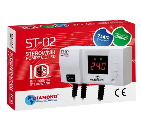 Diamond sterownik pompy C.O. LED 230V ST-02