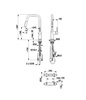 KFA bateria kuchenna z funkcją filtracji wody i wyciąganą wylewką Duero Pure Style Pull-Out + filtr Hydro+, czarny 6623-312-81