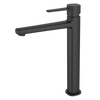 Invena bateria umywalkowa wysoka Glamour, czarny BU-02-W04-V