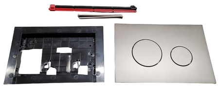 WYPRZEDAŻ: Tece przycisk spłukujący do WC TECEloop z tworzywa, grafit metaliczny 9240938