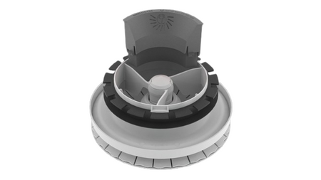 Zehnder anemostat nawiewny ComfoValve Luna S125, czarny 705613135