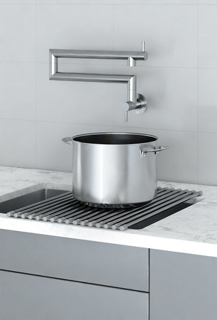 KFA bateria kuchenna przegubowa do napełnienia garnków Duero Pot Filler, inox 6623-030-22