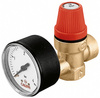 Caleffi zawór bezpieczeństwa przyłącza GW i manometrem 1/2" 6 bar 313460