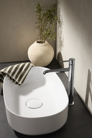 KFA bateria umywalkowa nablatowa Moza Mini (25 mm), chrom + click clack 5032-632-00