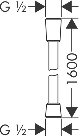 Hansgrohe wąż prysznicowy Isiflex 160 cm 28276990