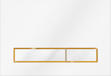 KK-POL przycisk spłukujący M08 V3, biały połysk SPP/039/0/K