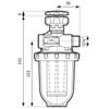 Afriso filtr oleju 2-rur.Ms500 Si 3/8" 200l/h 20429