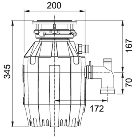 Franke młynek do odpadków TE-50 134.0535.229