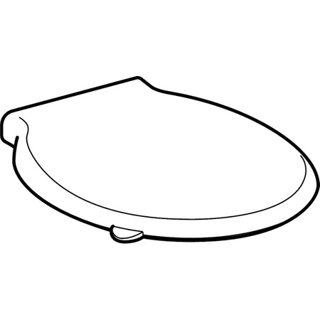 Geberit deska sedesowa  Selnova Comfort z otwartym siedziskiem, bez barier, antybakteryjna, mocowanie od dołu 502.791.00.1