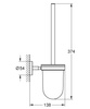 Grohe szczotka toaletowa (komplet) BauCosmopolitan, chrom 40463001