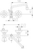 KFA bateria STANDARD umywalkowo-zlewozmywakowa 300-319-00