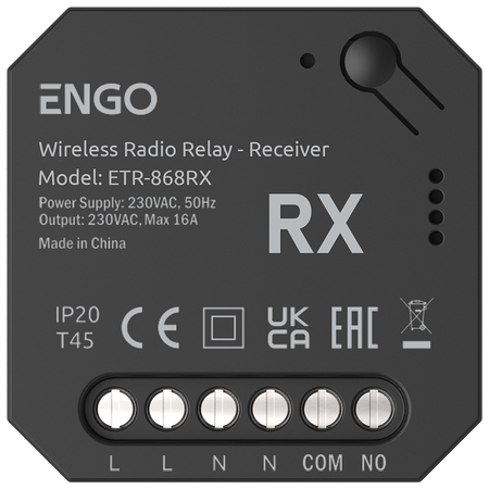 Engo odbiornik dodatkowy do przekaźnika bezprzewodowego EngoLink ETR-868 ETR-868RX