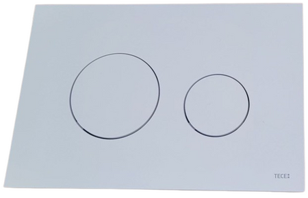 WYPRZEDAŻ: Tece TECEloop - przycisk spłukujący do WC z tworzywa, biały matowy 9240926