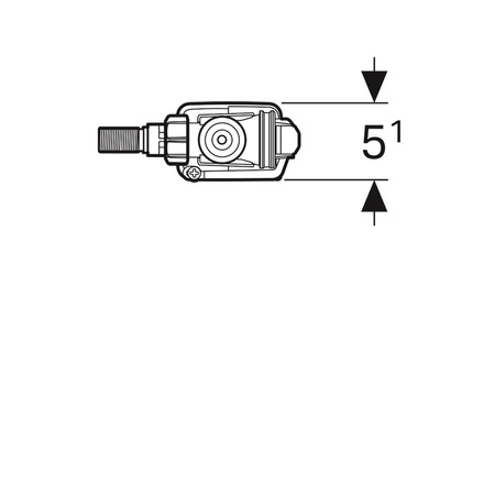Geberit zawór napełniający, typ 333, 3/8" 136.705.00.3