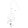 Invena bateria kuchenna Gabi, inox/czarny BZ-87-043-L