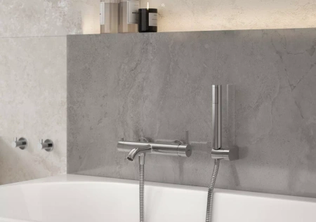 Ferro bateria natryskowa z zestawem natryskowym CIRICULUS, chrom BCK77