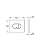 Grohe przycisk Arena Cosmopolitan, biel alpejska 38858SH0