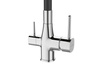 Invena bateria kuchenna z filtrem Glamour, chrom/czarny BZ-02-F08-V