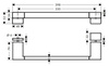 Hansgrohe uchwyt do drzwi prysznicowych, złoty optyczny polerowany 41759990