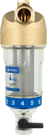 Afriso filtr do wody AWF 110, płukanie wsteczne, GW G1/2" 4211000 