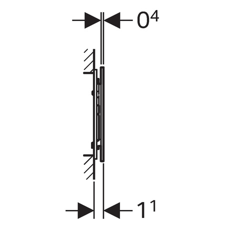 Geberit przycisk Sigma 70 szkło czarny 115.620.SJ.1