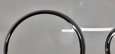 WYPRZEDAŻ: KK-POL płytka przycisków M11v1 biała/białe (bez loga Aquafiori) SPP/114/0.1/K