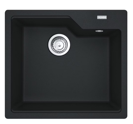 Franke zlewozmywak jednokomorowy wbudowywany Fragranite Urban UBG 610-50, onyx 114.0687.256
