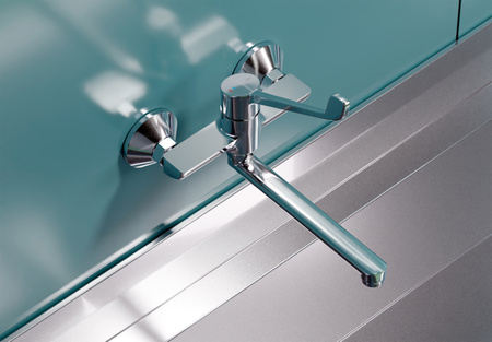 KFA bateria kuchenna ścienna z uchwytem medycznym MEDICO NEW chrom 4730-980-00