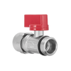 Invena zawór kulowy MINI PROV z dławikiem ze złączką pex 1/2"x1/2" ZK-57-C15-C