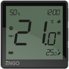 Engo natynkowy, alumulatorowy, internetowy regulator temperatury ZigBee, czarny EONE-BATB