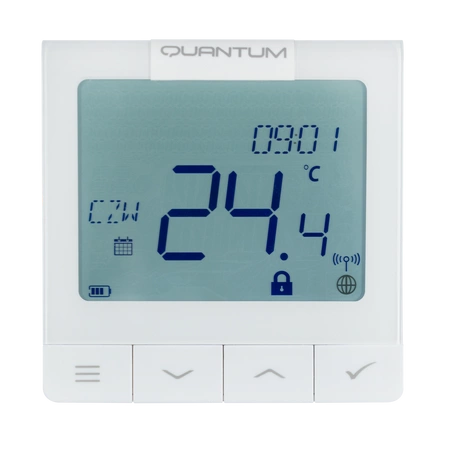 Salus regulator internetowy, bezprzewodowy, natynkowy, tygodniowy z wbudowanym akumulatorem IT700