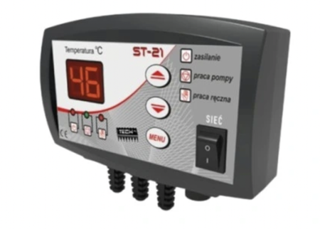 Tech sterownik ST-21 do pompy CO, czarny ST21BK