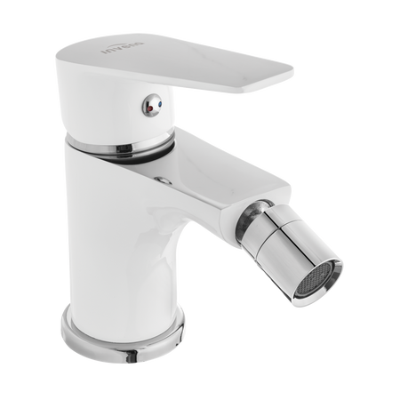 Invena bateria bidetowa Dokos biały/chrom BB-19-002-V