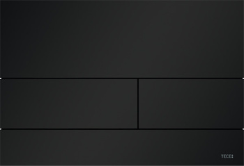 Tece TECEsqaure II przycisk spłukujący z metalu do WC, czarny matowy 9240833