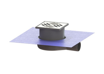 Kessel wpust podłogowy „Der Ultraflache 54” DN50, DMU, kratka szczelinowa 44750.20