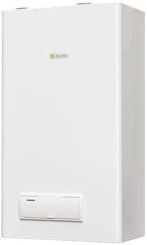 Beretta kocioł wiszący dwufunkcyjny QUADRA II 24 CAI Lx z pompą kotłową klasy A (z otwartą komorą spalania) 20151439