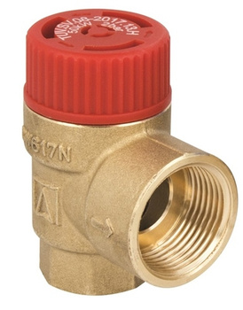 Afriso zawór bezpieczeństwa do c.o. MS, 2 bar, Rp1/2" x Rp3/4" 42375