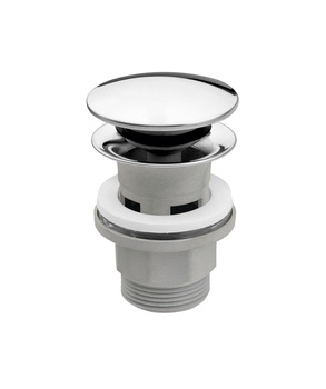 Ferro zawór spustowy uniwersalny do umywalek z przelewem, polipropylen, chrom S287PP-B