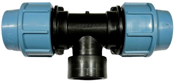 Unidelta trójnik redukcyjny PE GW PE 32x1''x32 603632