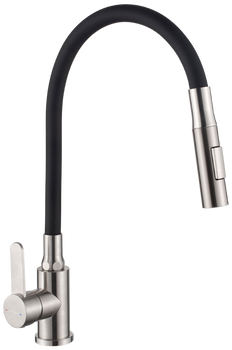 Invena bateria kuchenna Dalis, inox/czarny BZ-64-043-L