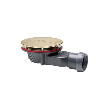 Wirquin odpływ brodzikowy Slim+, fi90, złoty 30724969