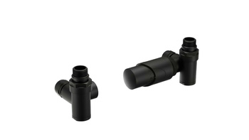 Tully zestaw termostatyczny zintegrowany czarny TZTI/C