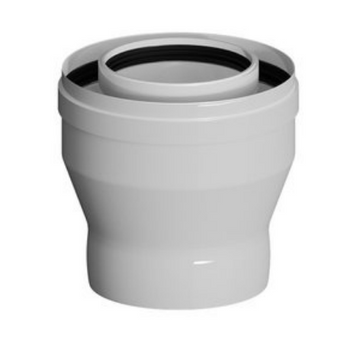 Ricom redukcja PP-AL DN 60/100 x DN 80/125 z uszczelką EPDM 3.012085