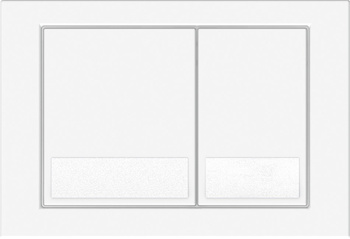 KK-POL przycisk spłukujący M06, biały połysk SPP/030/0/K