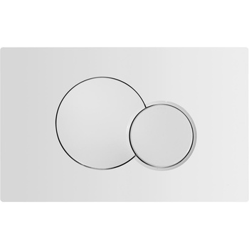 Koło przycisk spłukujący Eclipse 2, biały 94150001