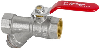 Diamond kurek kulowy DN 20 z filtrem skośnym i dławikiem ART.17 D-20