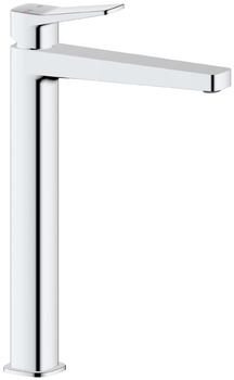 KFA bateria umywalkowa nablatowa wysoka ze spustem klik-klak Malaga, chrom 4522-712-00